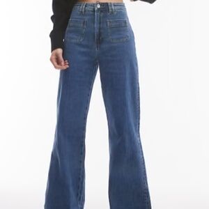 NWT & Other Stories high rise flared jeans size 28